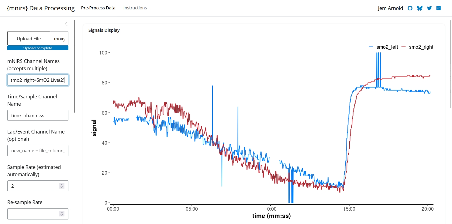 mnirs processing shiny app